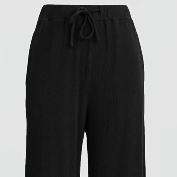Riot Swim Rory Wide Leg Pant in Black - Picture 1 of 5